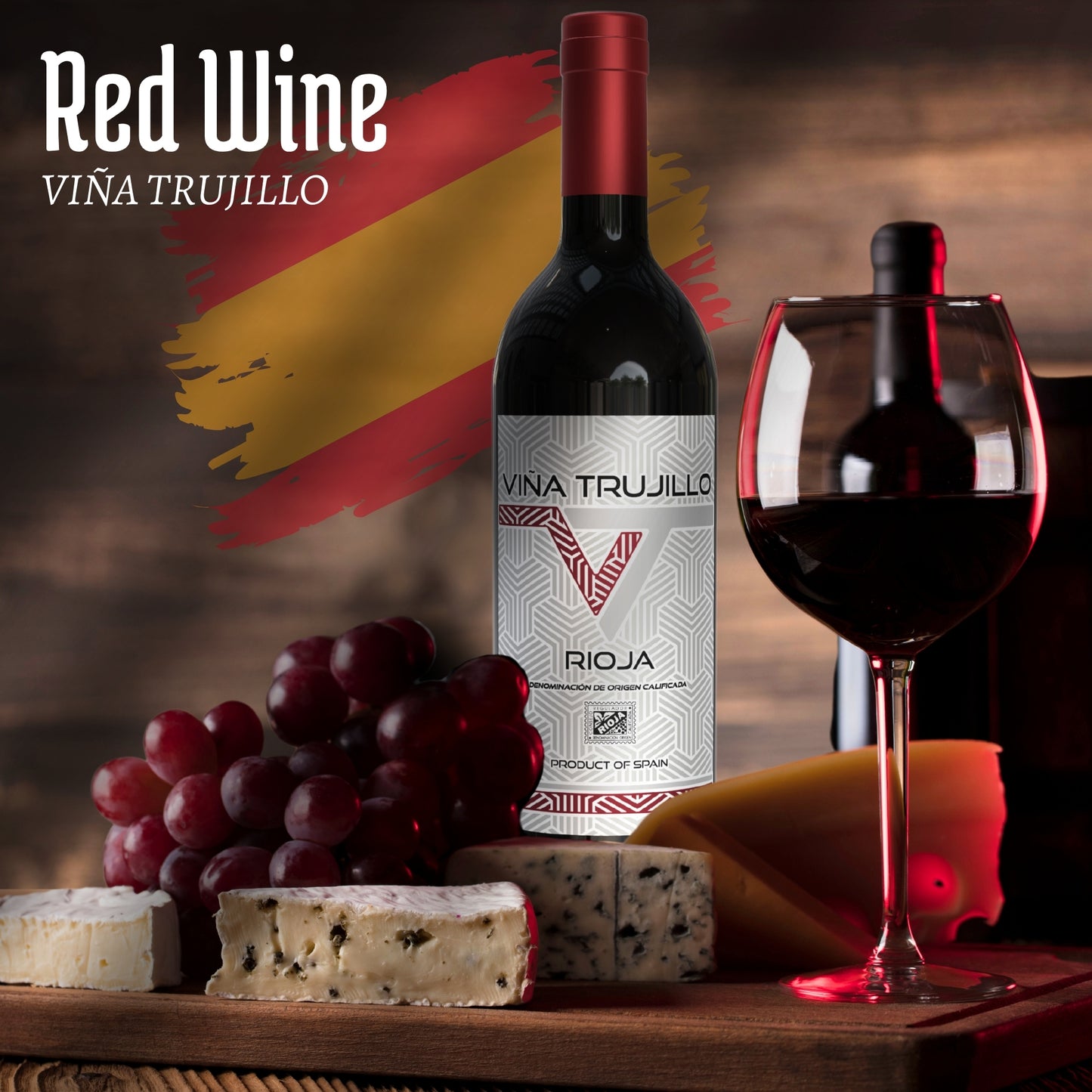 VIÑA TRUJILLO (Rioja) Young Red Wine (Box of 6 Bottles of 75 cl)