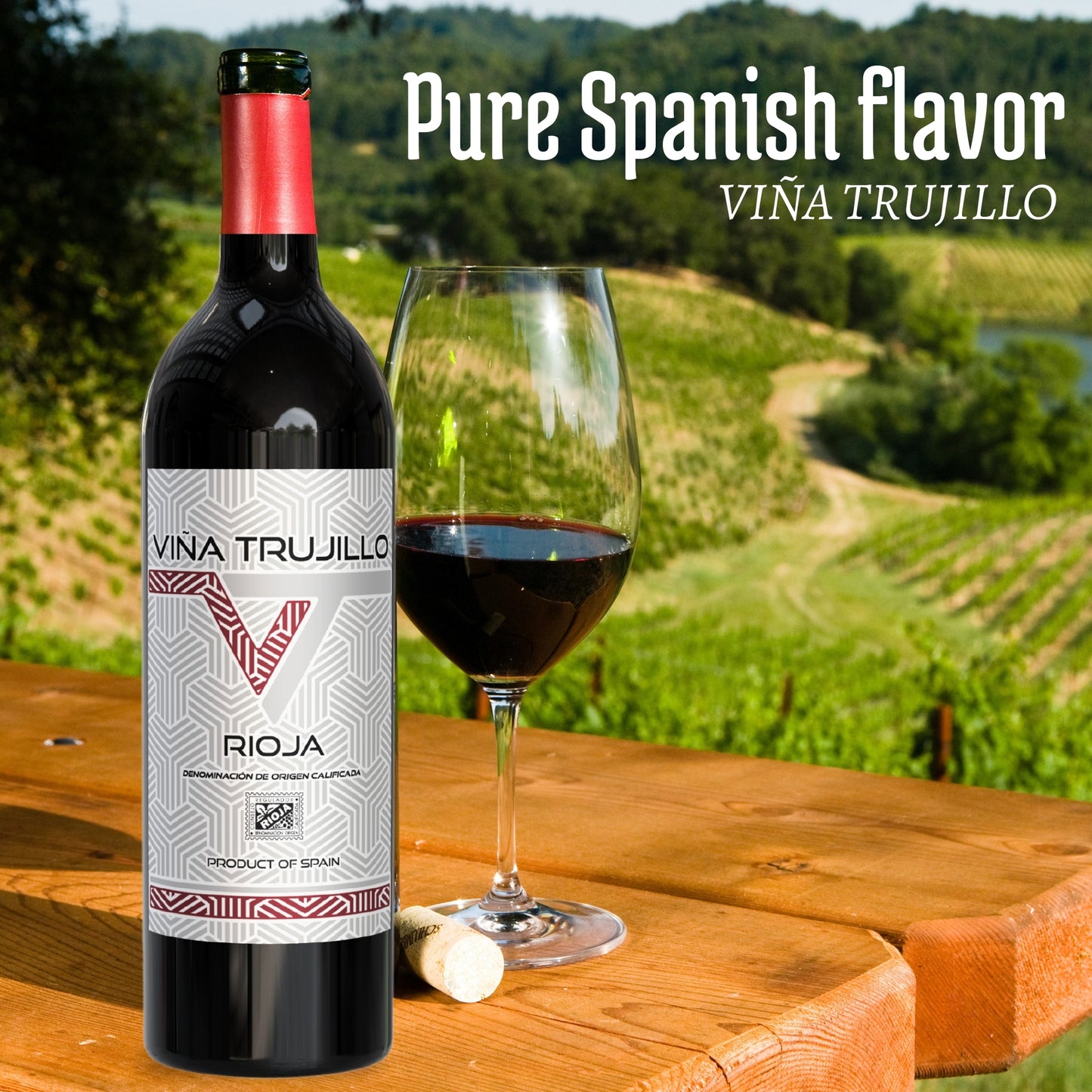 VIÑA TRUJILLO (Rioja) Young Red Wine (Box of 6 Bottles of 75 cl)