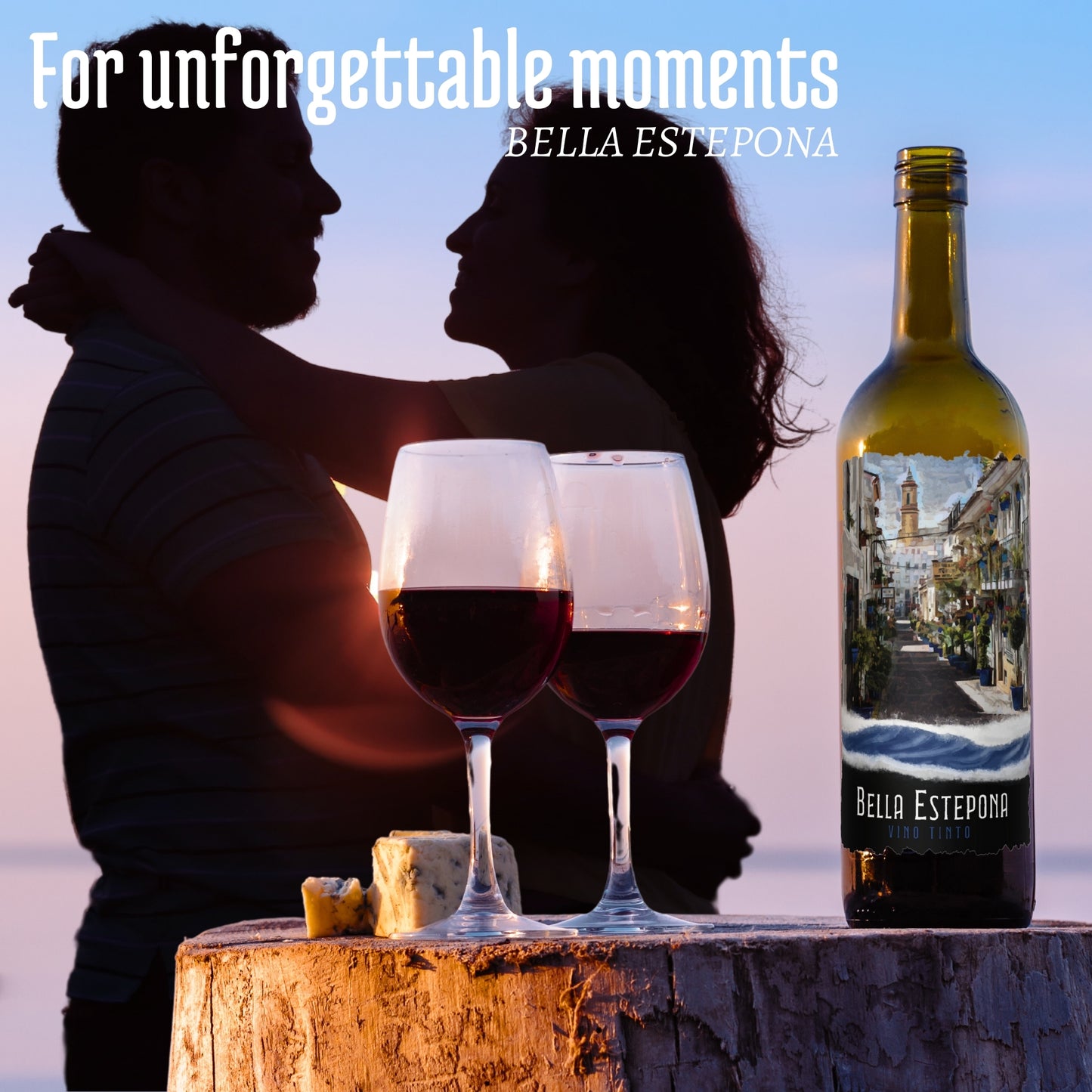 BELLA ESTEPONA (Vino Tinto) Spanish Red Wine (Box of 6 Bottles of 75 cl)