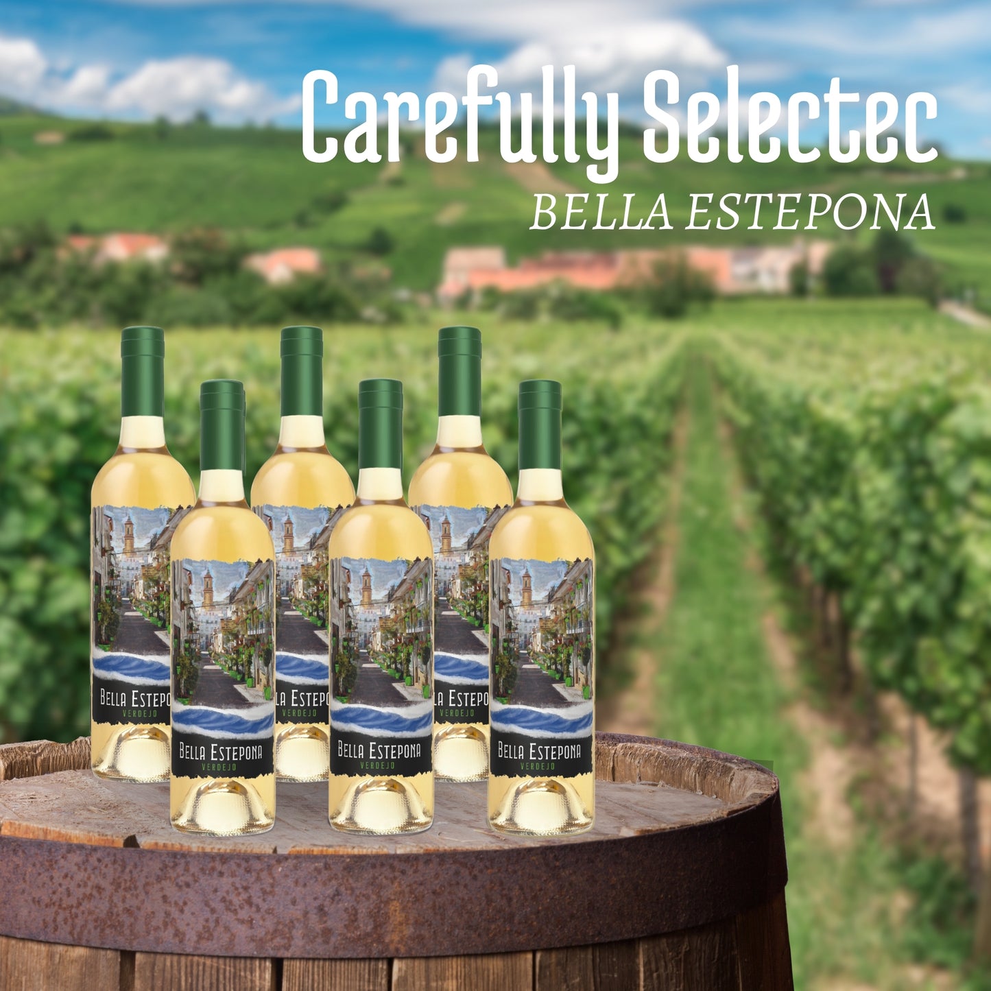 BELLA ESTEPONA (Verdejo) Spanish Sweet White Wine (Box of 6 Bottles of 75 cl)