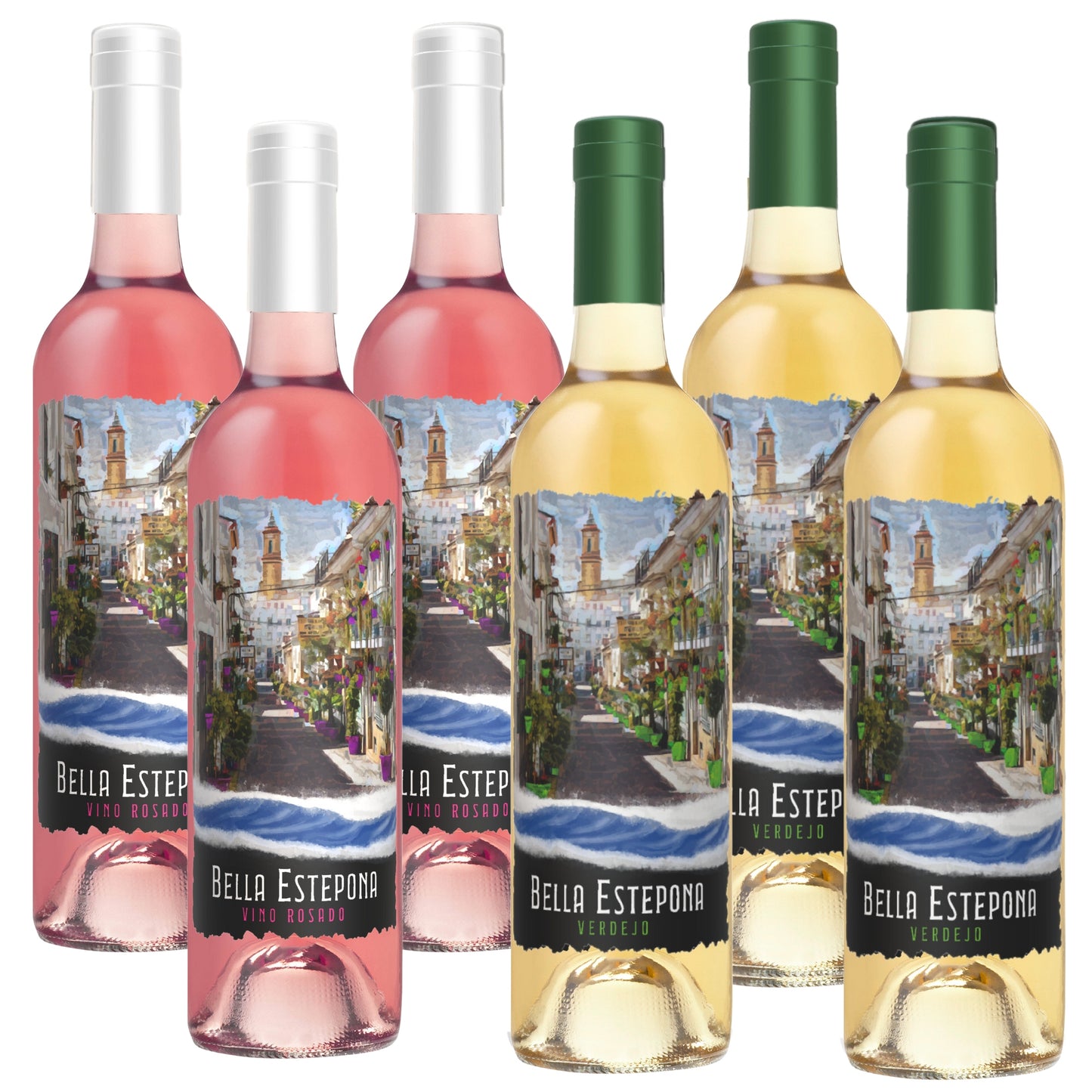 BELLA ESTEPONA MIX WINES BOX OF 6 BOTTLES 75 CL(05)