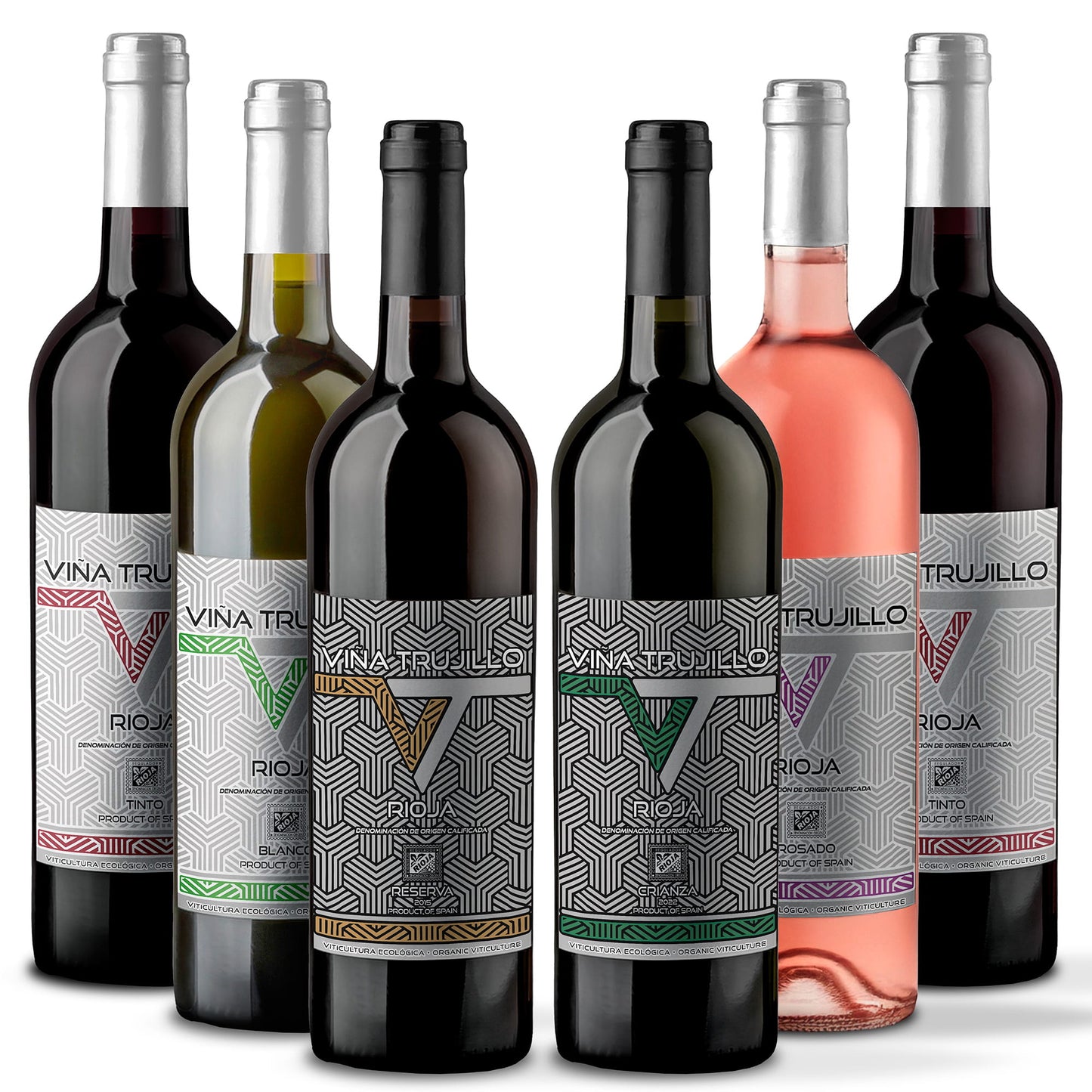 Viña Trujillo Organic Rioja Mixed Box Nº1 – Pack of 6 x 75 cl Bottles