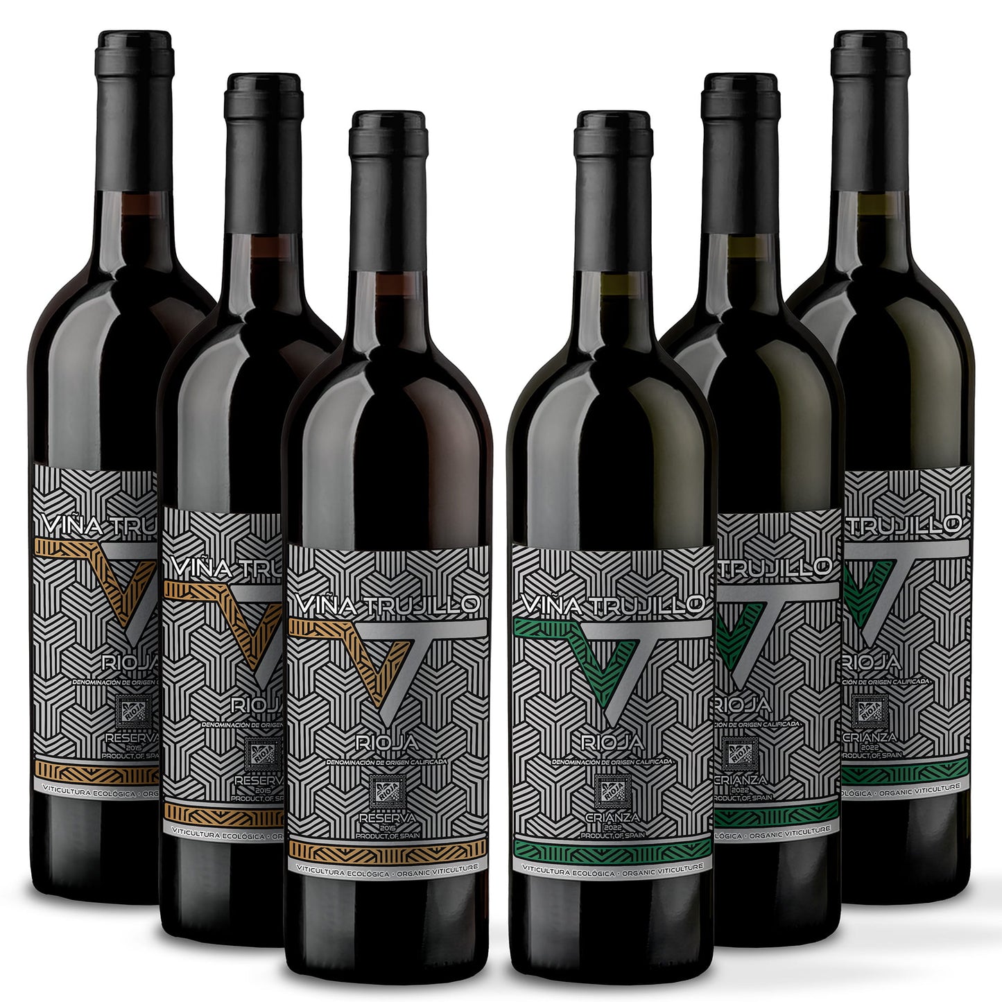 Viña Trujillo Organic Rioja Mixed Box Nº8 – Pack of 6 x 75 cl Bottles