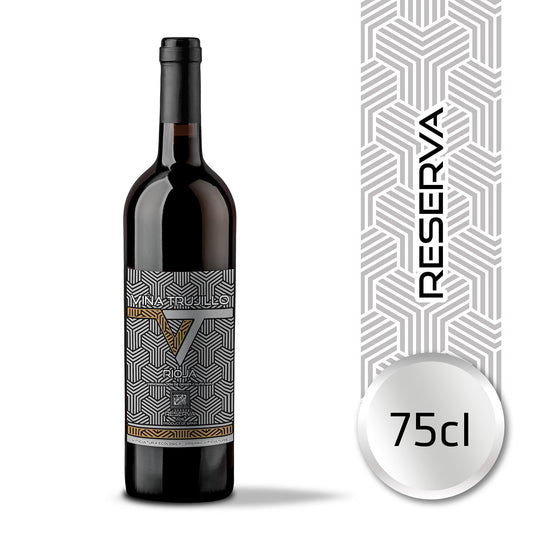 Viña Trujillo Organic Rioja Reserva Red Wine – Pack of 6 x 75 cl Bottles