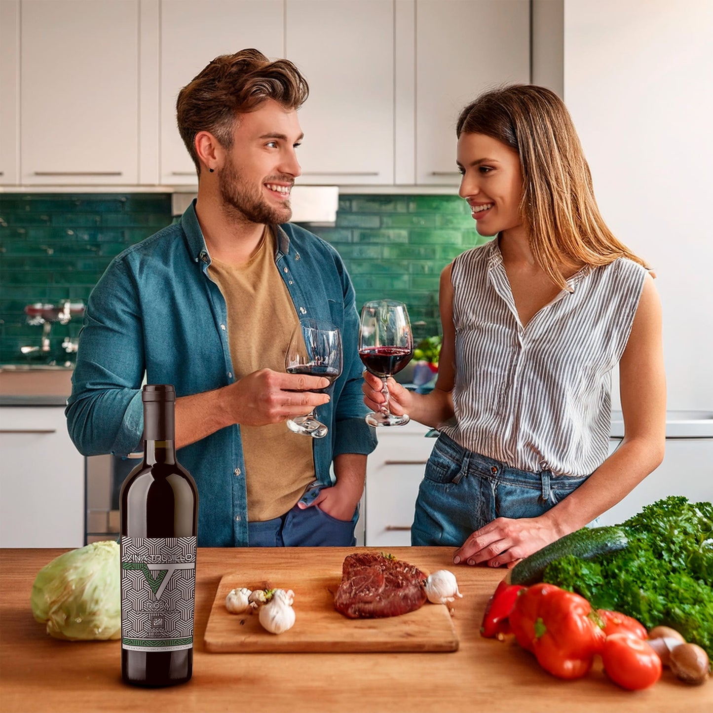 Viña Trujillo Organic Rioja Crianza – Pack of 3 x 75 cl Bottles