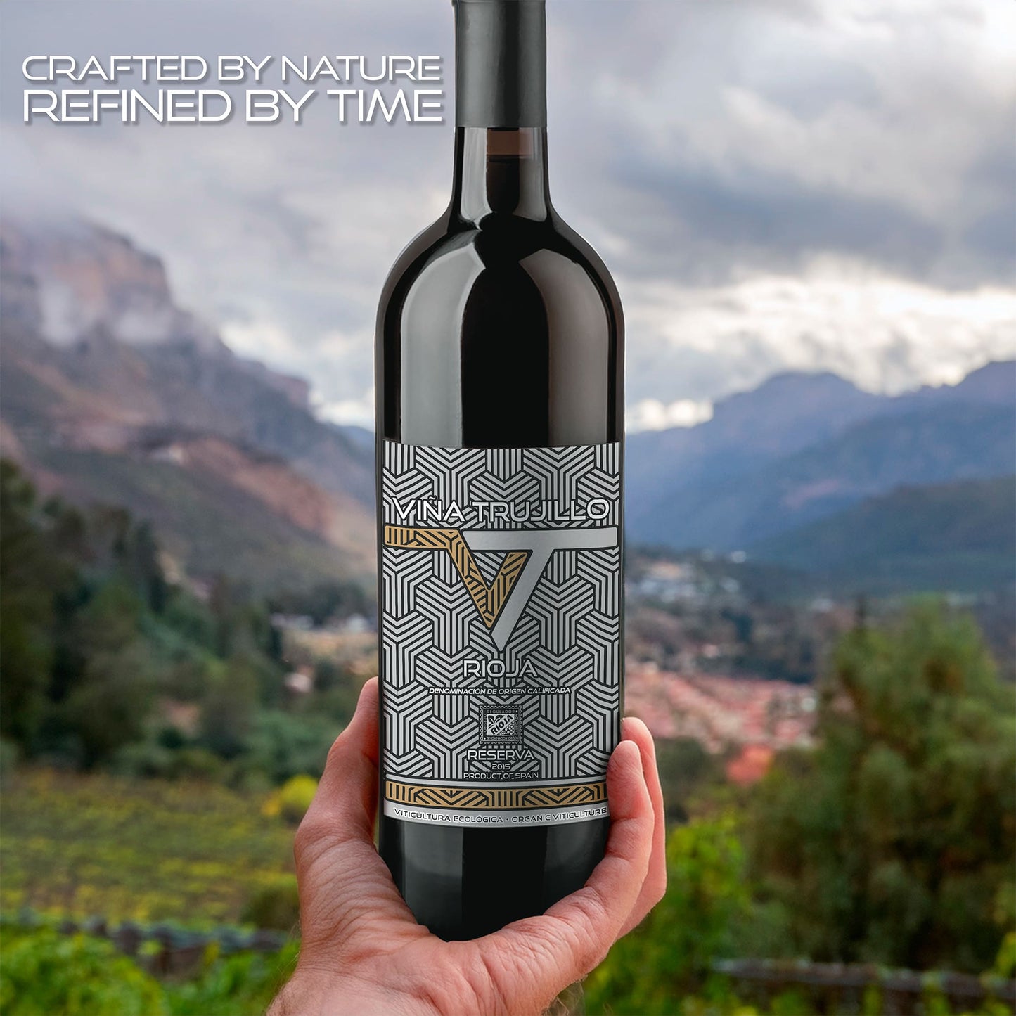 Viña Trujillo Organic Rioja Reserva Red Wine – Pack of 6 x 75 cl Bottles