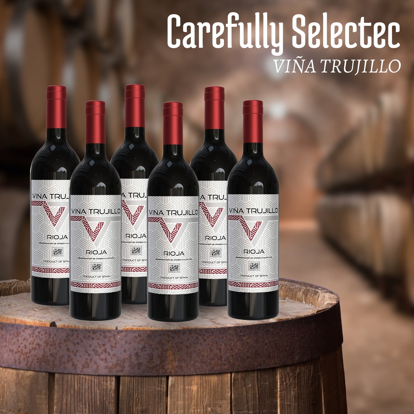 VIÑA TRUJILLO (Rioja) Young Red Wine (Box of 6 Bottles of 75 cl)