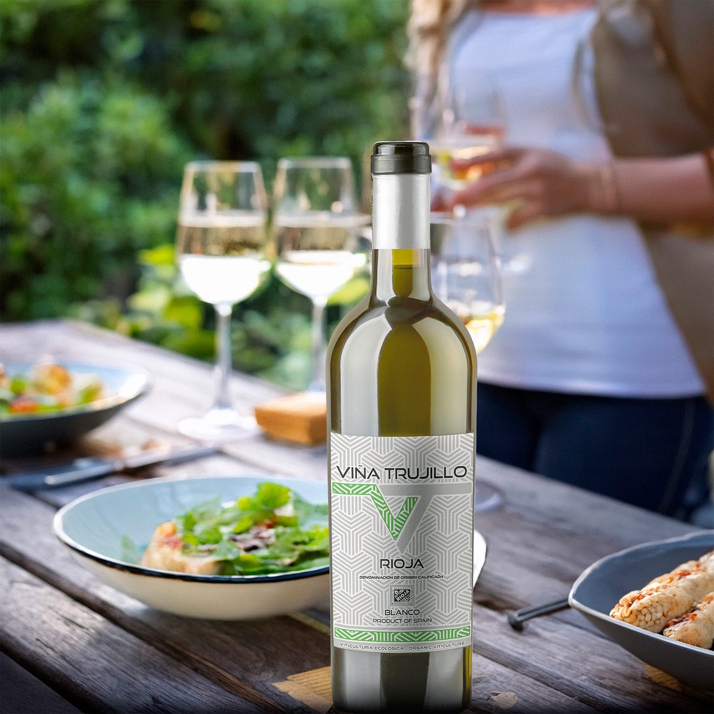 Viña Trujillo Organic Rioja White Red Wine – Pack of 6 x 75 cl Bottles