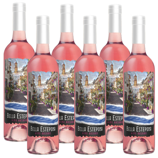 BELLA ESTEPONA (Vino Rosado) Spanish Pink Wine (Box of 6 Bottles of 75 cl)