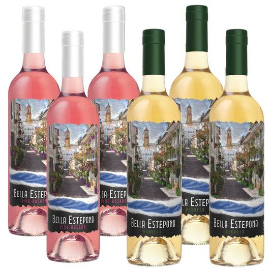 BELLA ESTEPONA MIX WINES BOX OF 6 BOTTLES 75 CL(04)