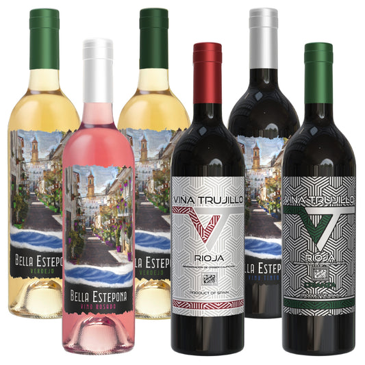 BELLA ESTEPONA & VIÑA TRUJILLO WINES BOX OF 6 BOTTLES 75 CL(01)