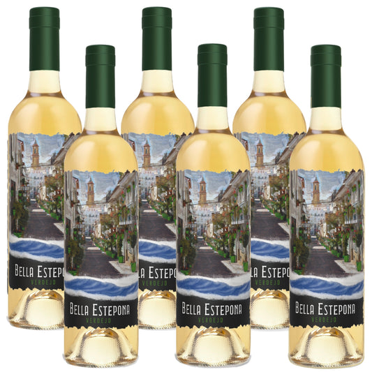 BELLA ESTEPONA (Verdejo) Spanish Dry White Wine (Box of 6 Bottles of 75 cl)