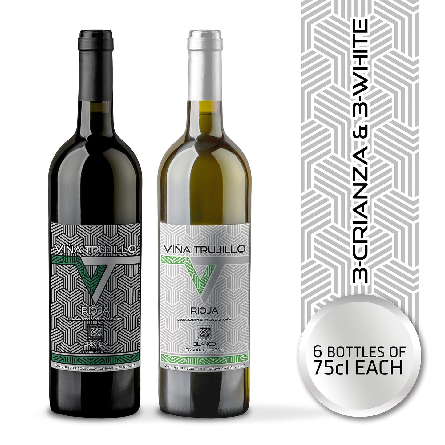 Viña Trujillo Organic Rioja Mixed Box Nº5 – Pack of 6 x 75 cl Bottles
