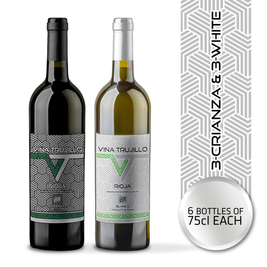 Viña Trujillo Organic Rioja Mixed Box Nº5 – Pack of 6 x 75 cl Bottles