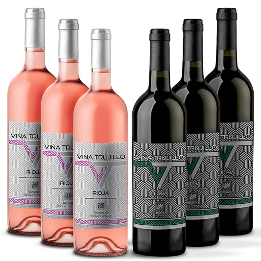 Viña Trujillo Organic Rioja Mixed Box Nº7 – Pack of 6 x 75 cl Bottles