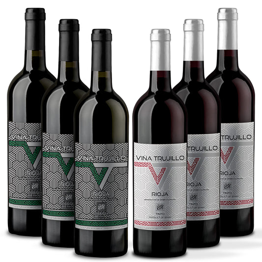 Viña Trujillo Organic Rioja Mixed Box Nº2 – Pack of 6 x 75 cl Bottles