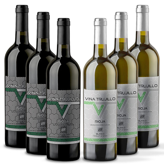 Viña Trujillo Organic Rioja Mixed Box Nº5 – Pack of 6 x 75 cl Bottles