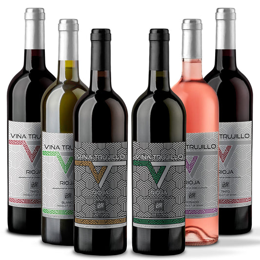 Viña Trujillo Organic Rioja Mixed Box Nº1 – Pack of 6 x 75 cl Bottles