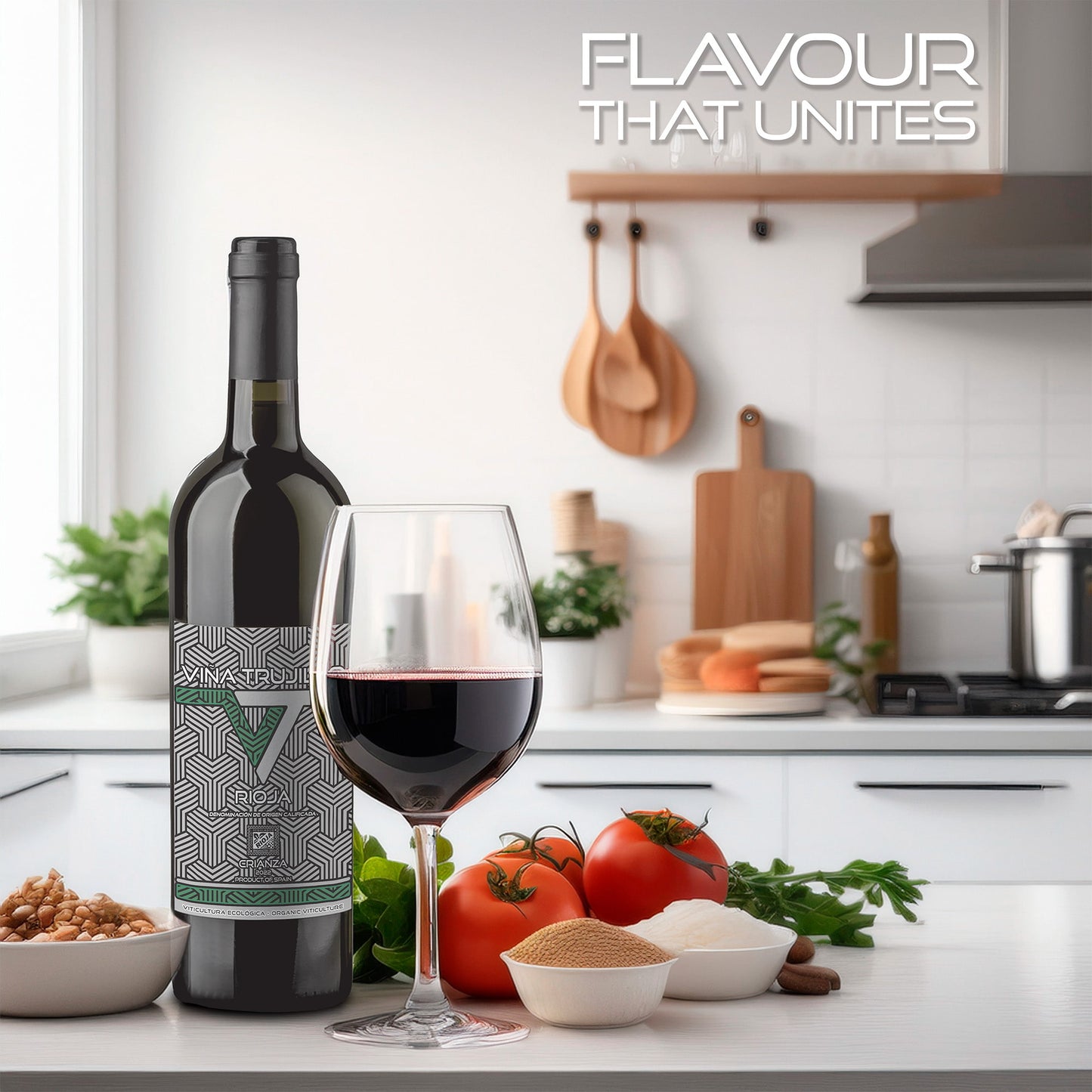 Viña Trujillo Organic Rioja Crianza Red Wine – Pack of 6 x 75 cl Bottles