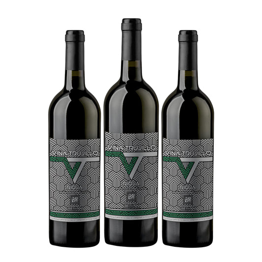 Viña Trujillo Organic Rioja Crianza – Pack of 3 x 75 cl Bottles