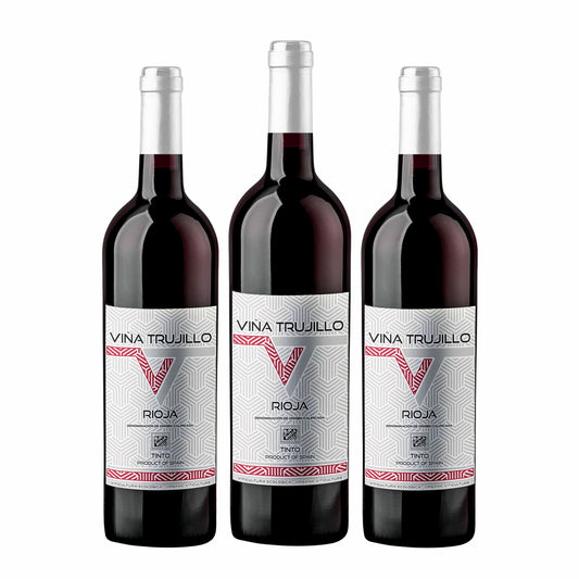 Viña Trujillo Organic Rioja Young Red Wine – Pack of 3 x 75 cl Bottles