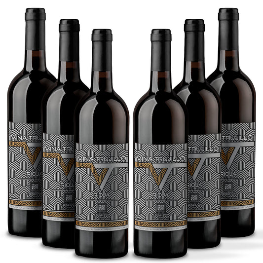 Viña Trujillo Organic Rioja Reserva Red Wine – Pack of 6 x 75 cl Bottles